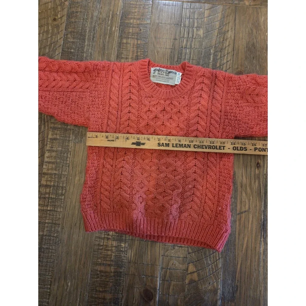 Irish childs soft wool sweater, Merin wool sweater,  Unisex
